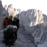 Verso l'attacco della ferrata